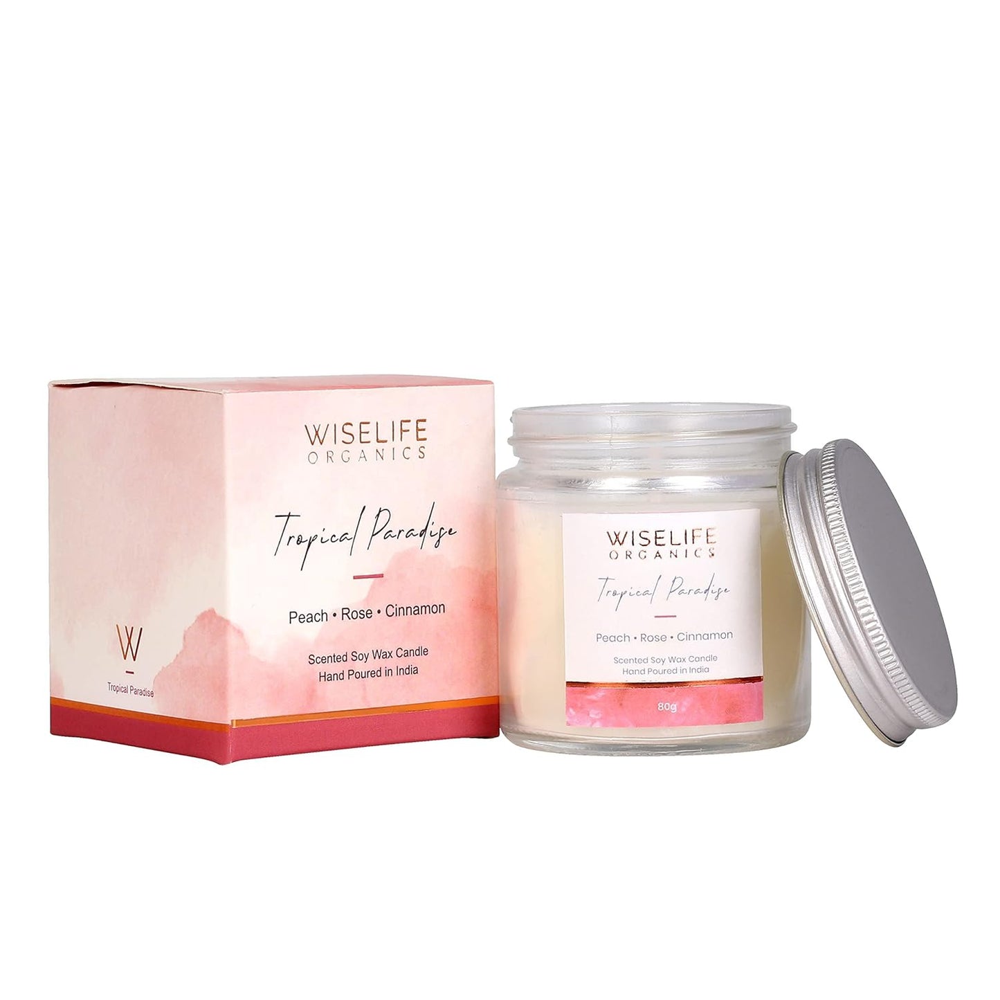 Organic Scented Candle - 80 Gram