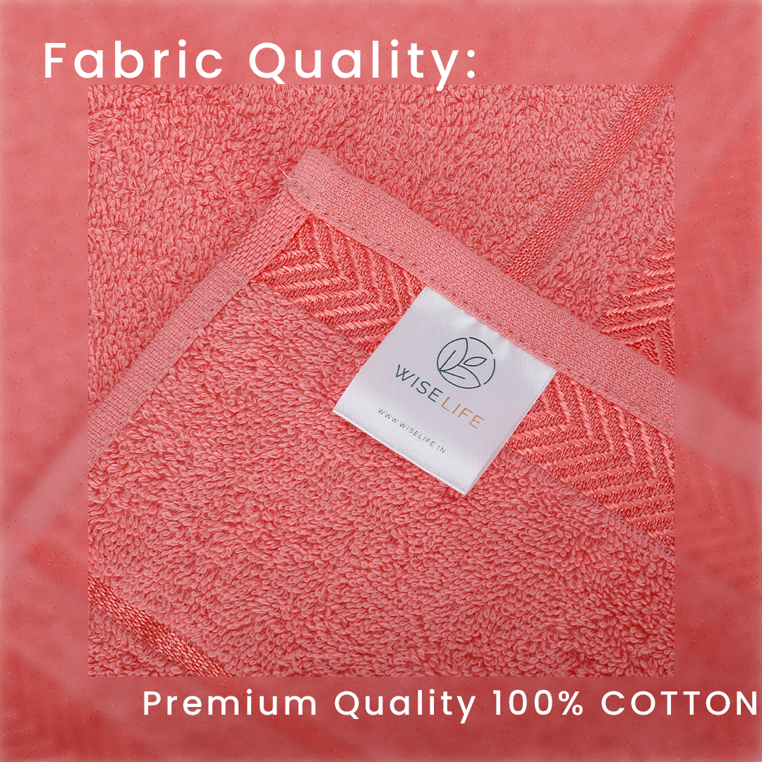 Bath Towel 500 GSM (Coral Red)