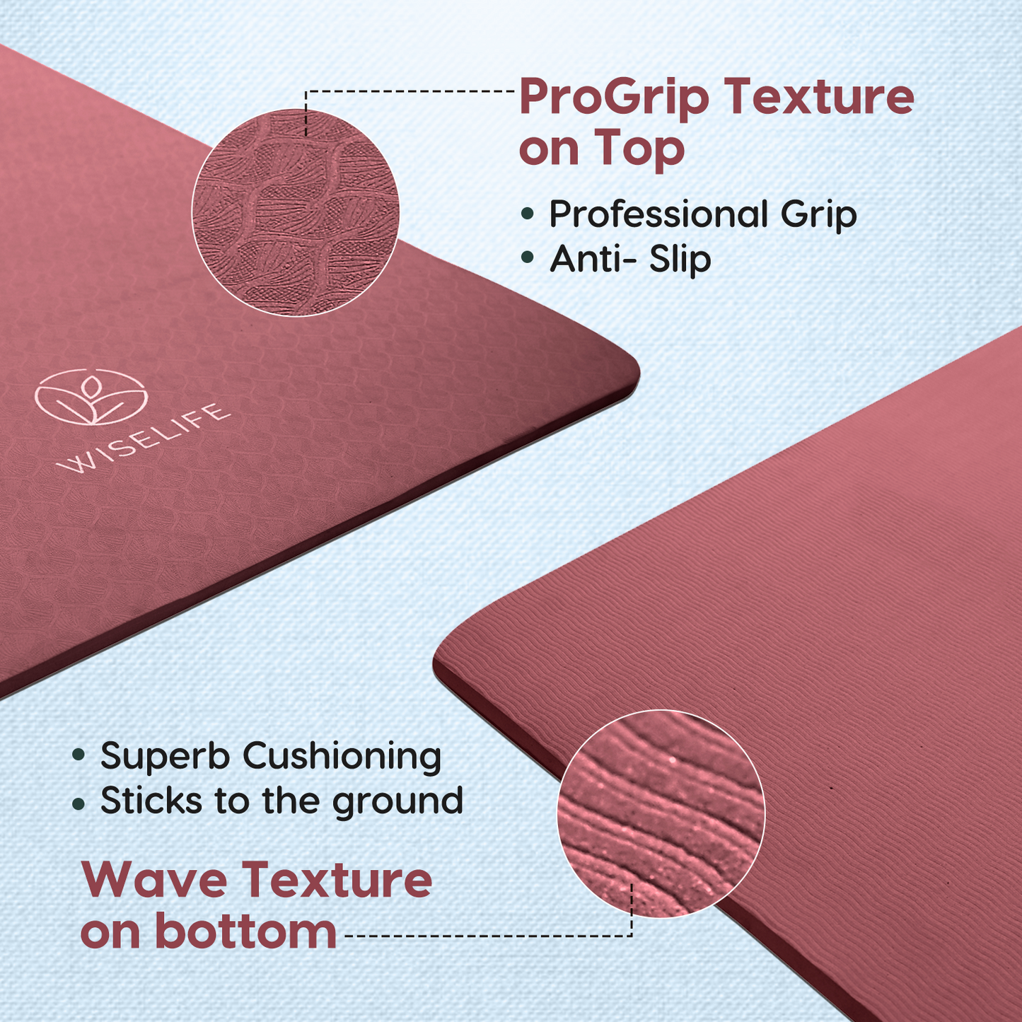 Classic Tpe Yoga Mat - 8 MM