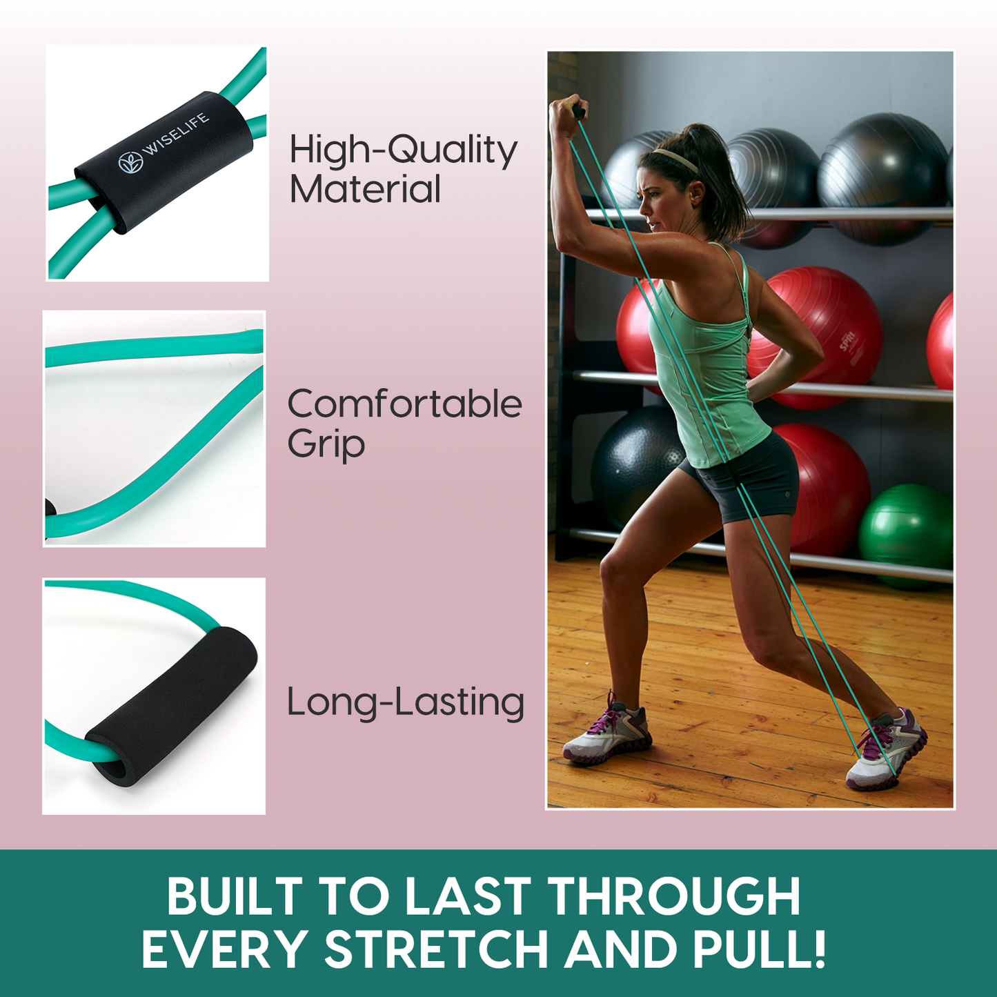 Yoga Tube Band - 8 Shaped Resistance Loop Band