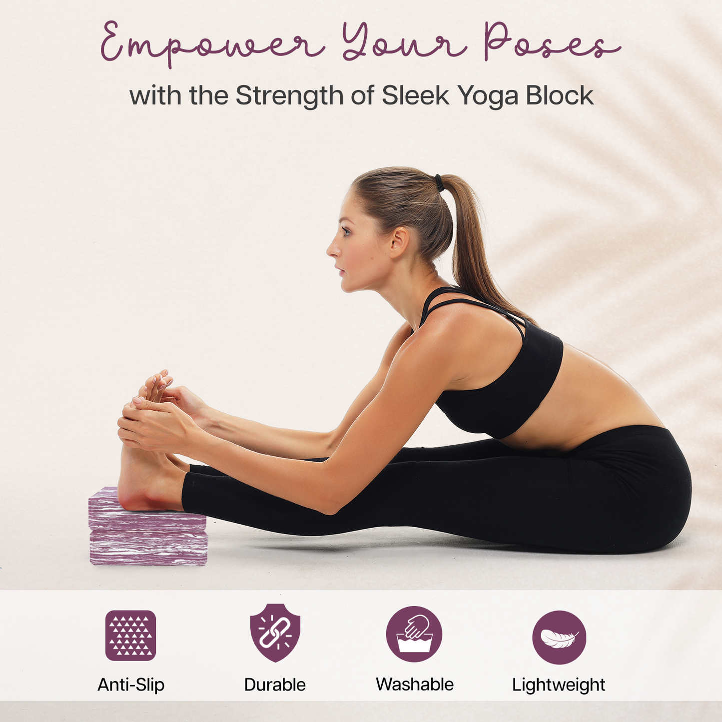 Sleek Yoga Block