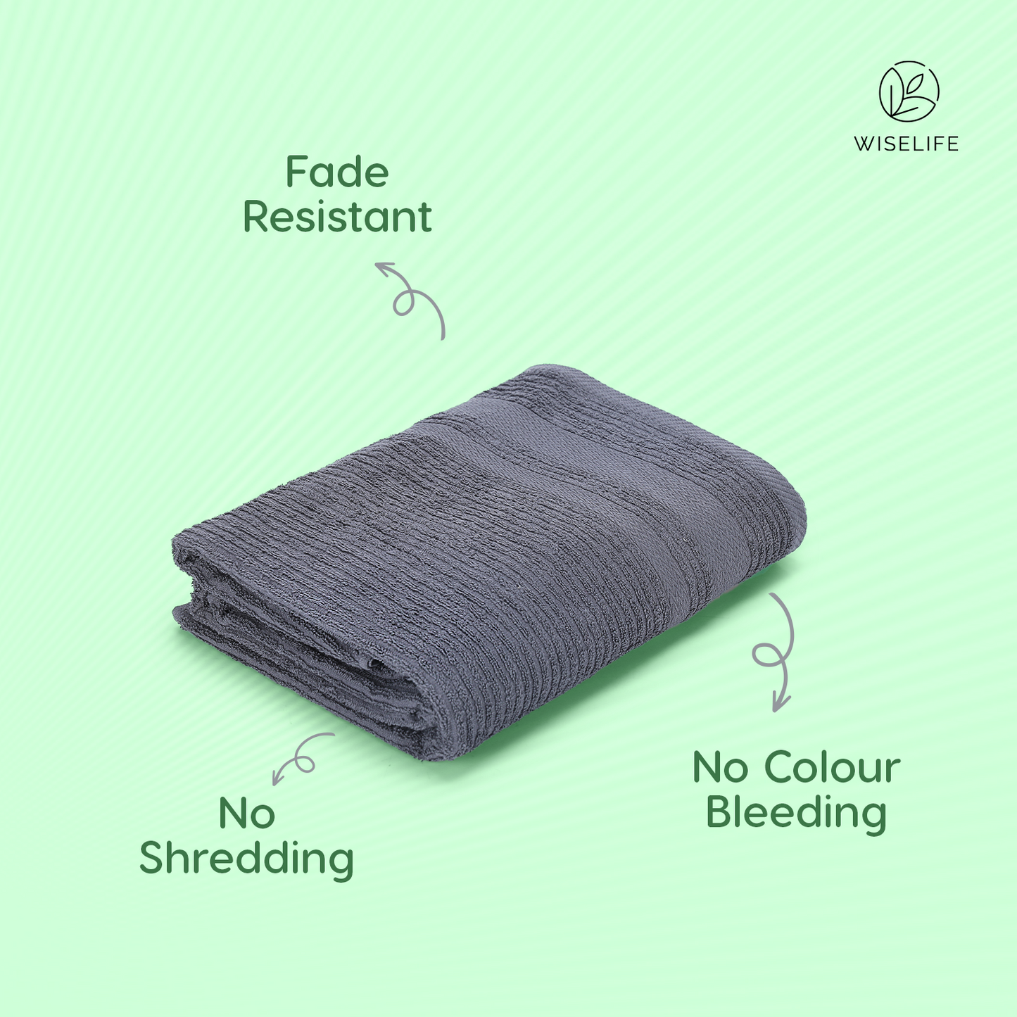 Bath Towel 500 GSM (Grey)