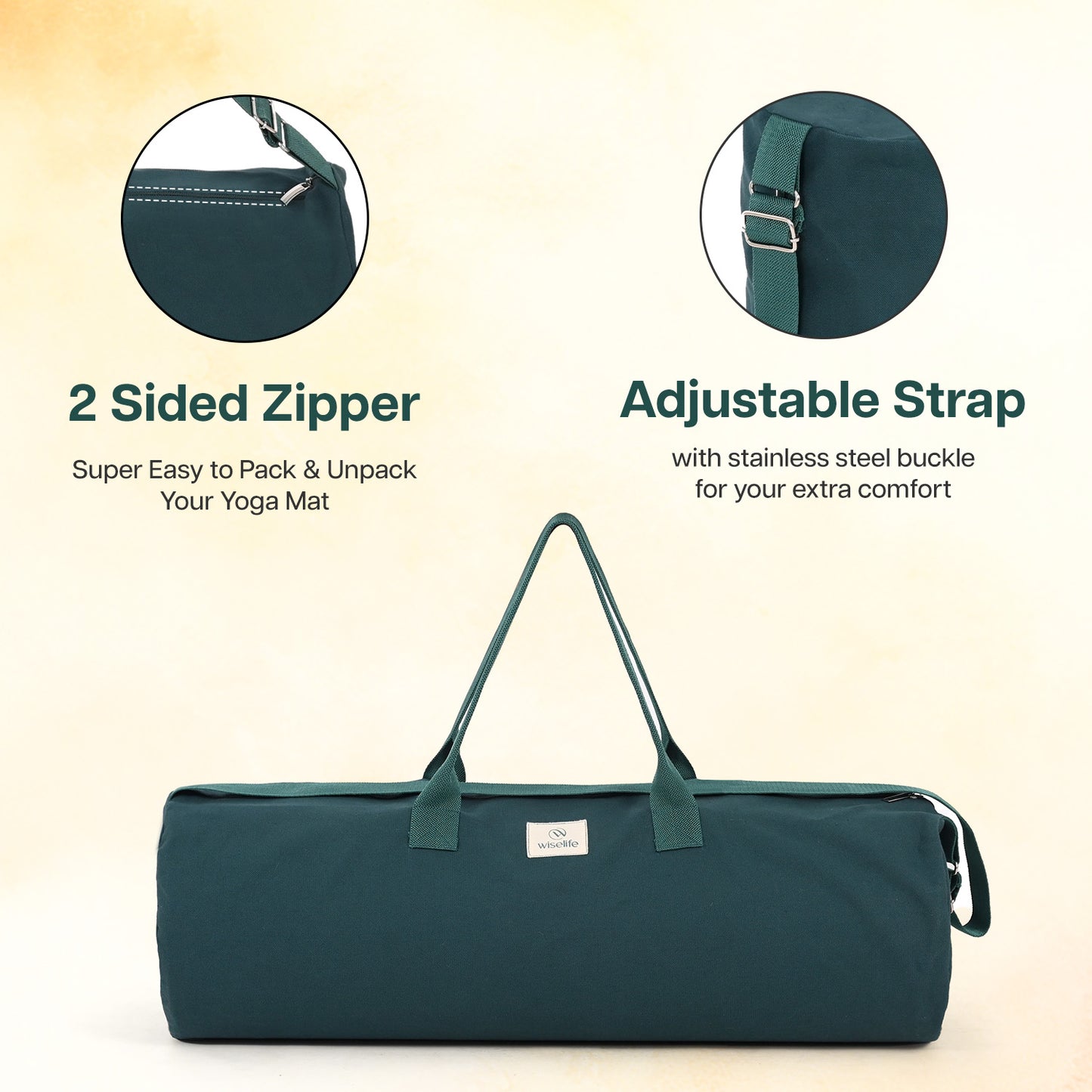 Yoga Mat Duffel Bag (up to 10mm mats)