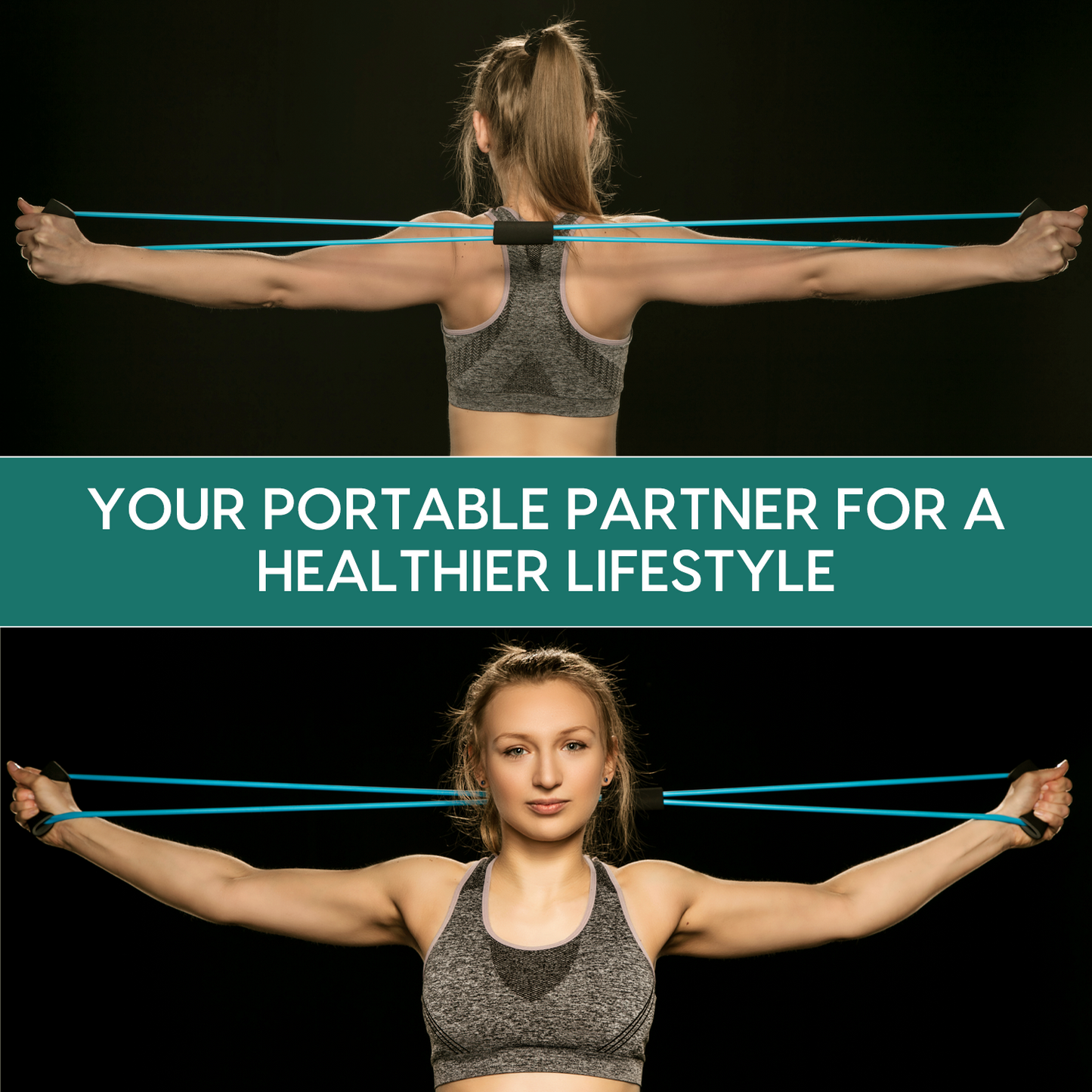 Yoga Tube Band - 8 Shaped Resistance Loop Band