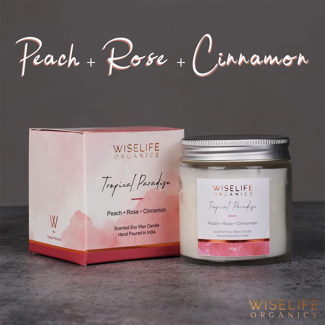 Organic Scented Candle - 80 Gram