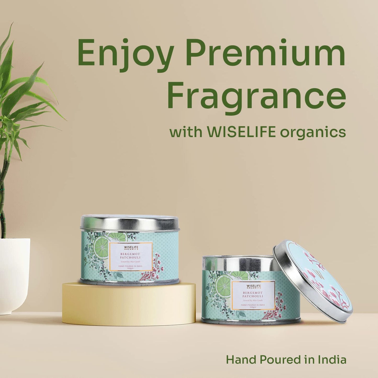 Organics Scented Candle - (100g)