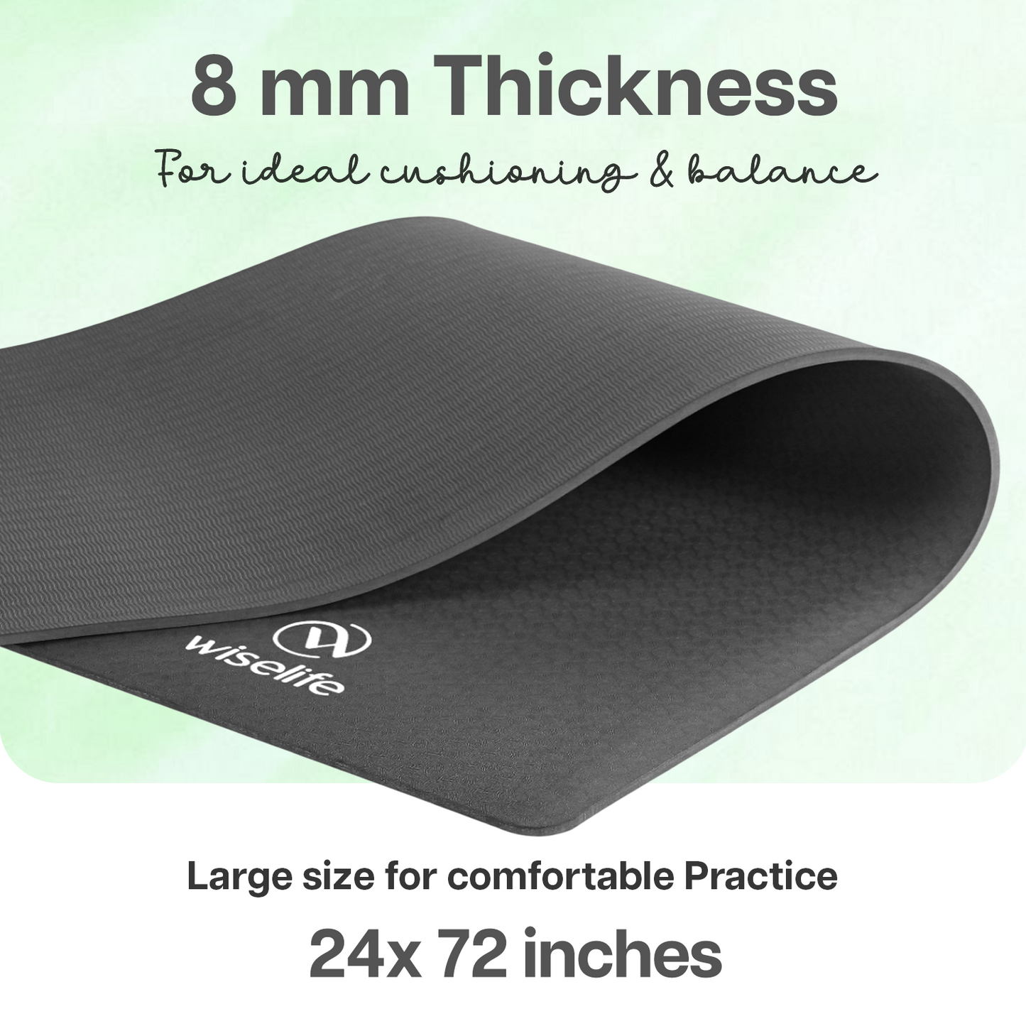 Classic Tpe Yoga Mat - 8 MM