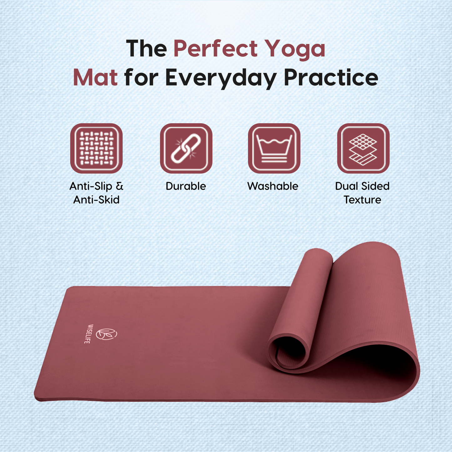 Classic Tpe Yoga Mat - 8 MM