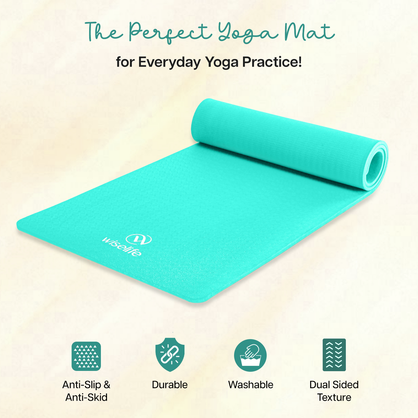 Classic Tpe Yoga Mat - 8 MM