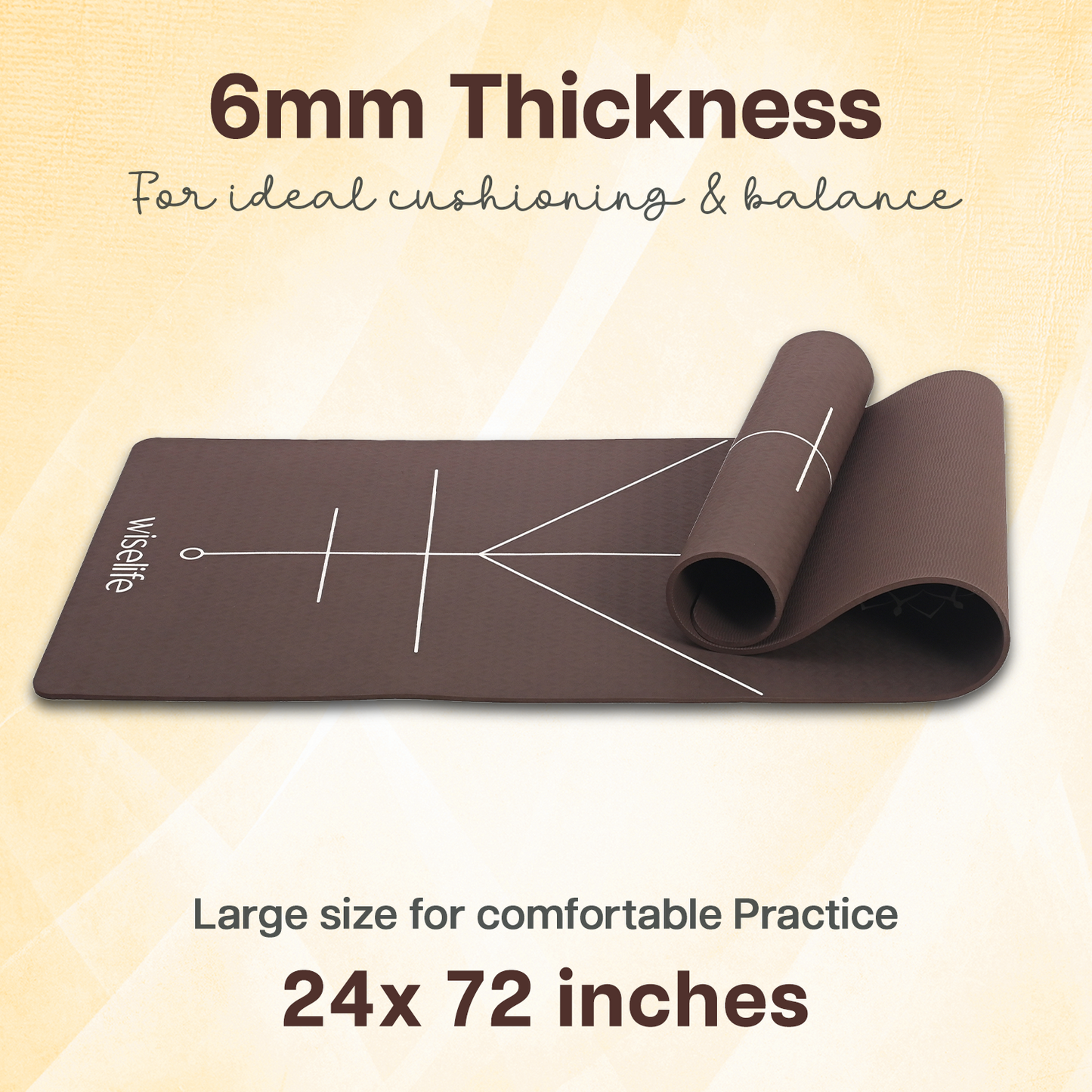 True Alignment Yoga Mat - 6mm