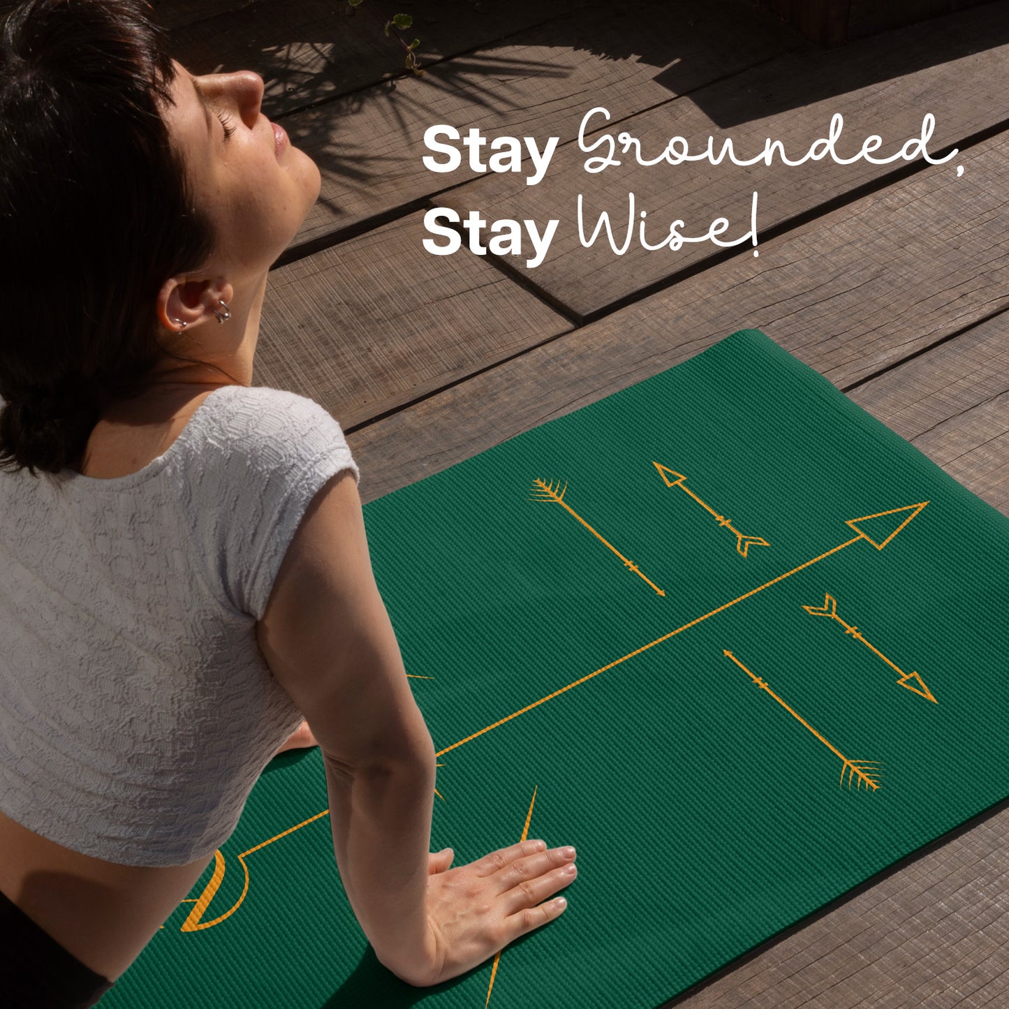 BOHO Alignment TPE Yoga Mat - 8MM