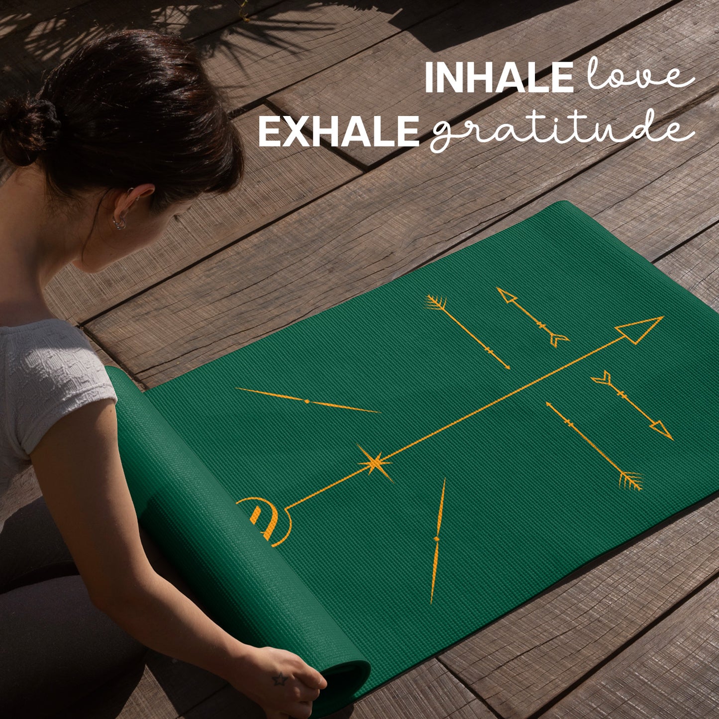BOHO Alignment TPE Yoga Mat - 8MM