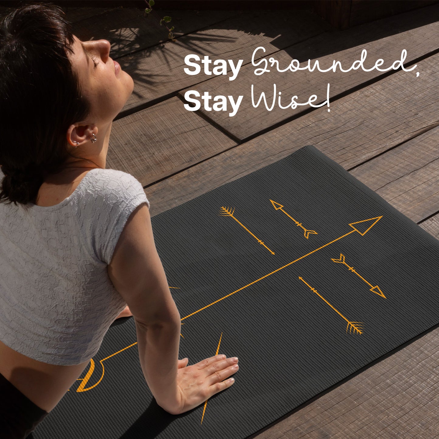 BOHO Alignment TPE Yoga Mat - 8MM