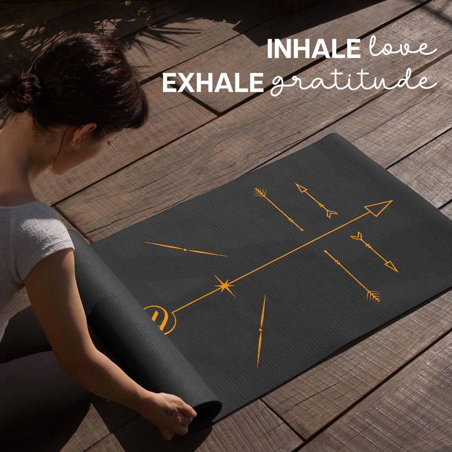 BOHO Alignment TPE Yoga Mat - 8MM