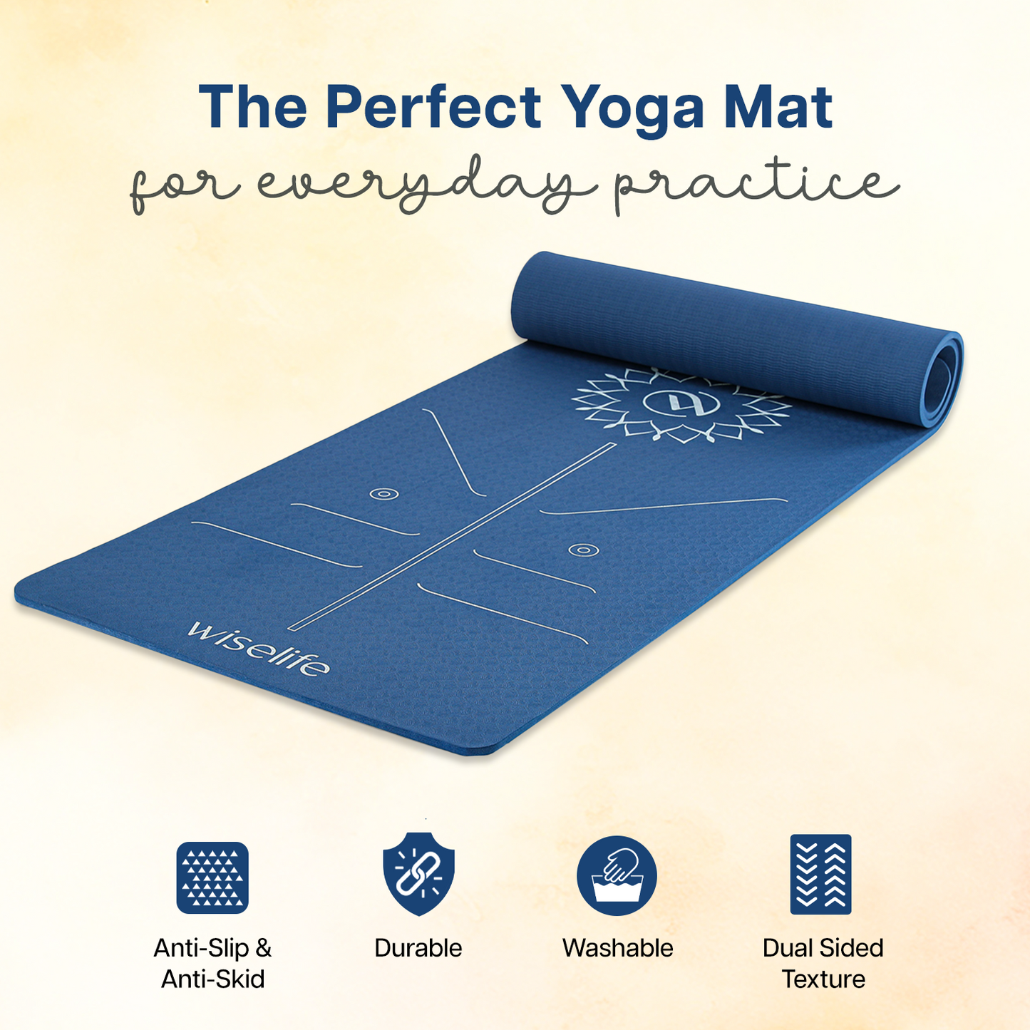 Lotus Alignment TPE Yoga Mat - 10MM
