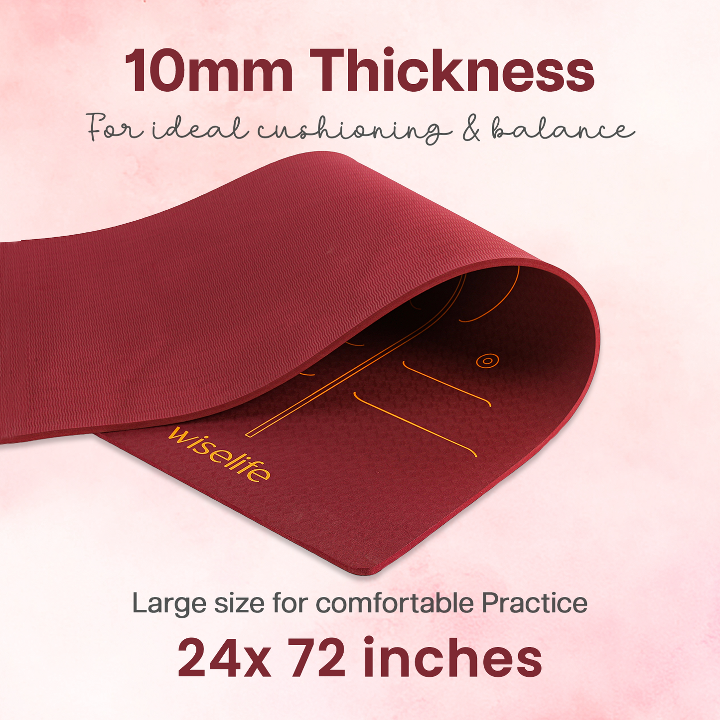Lotus Alignment TPE Yoga Mat - 10MM