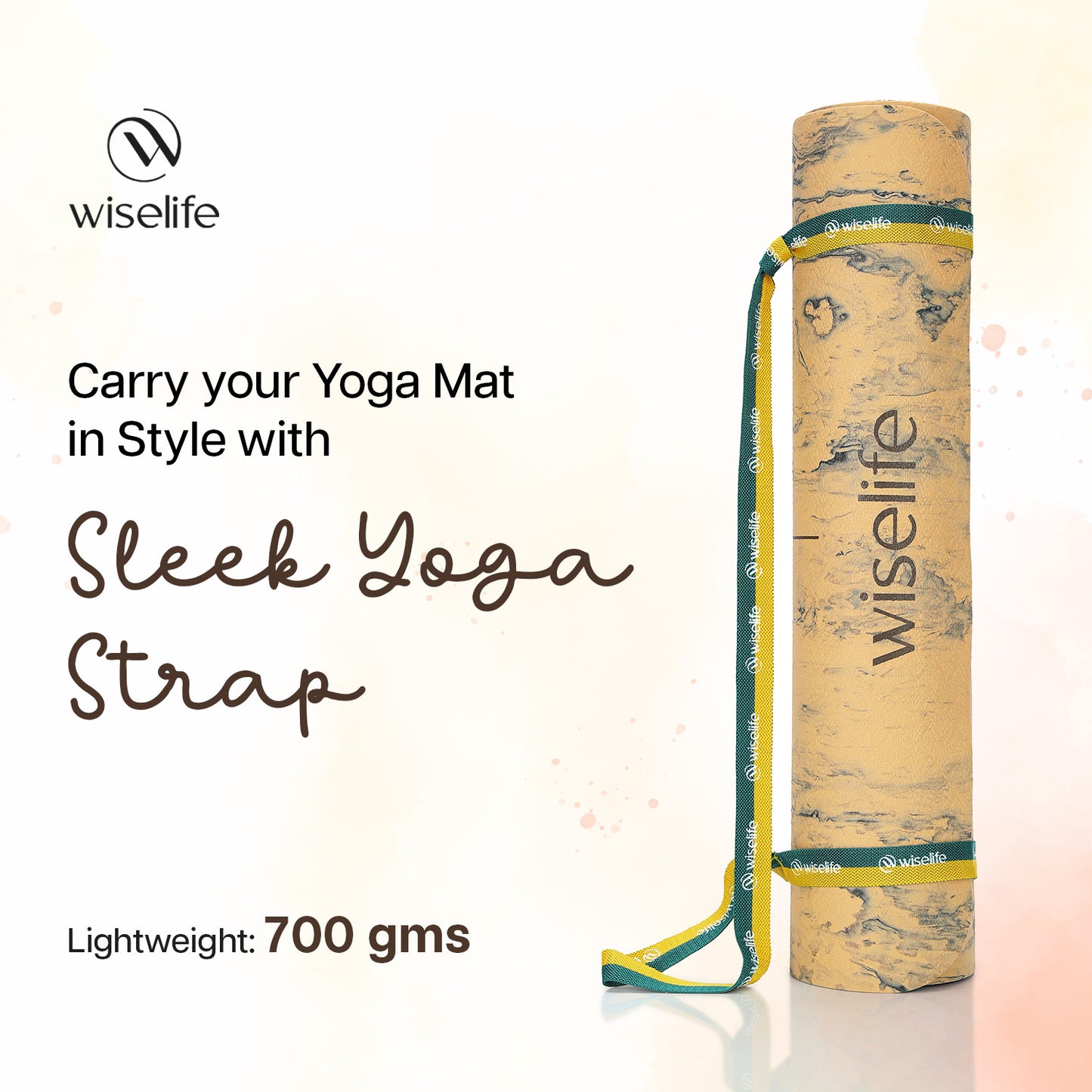 Dual Layer Alignment TPE Yoga Mat - 6mm