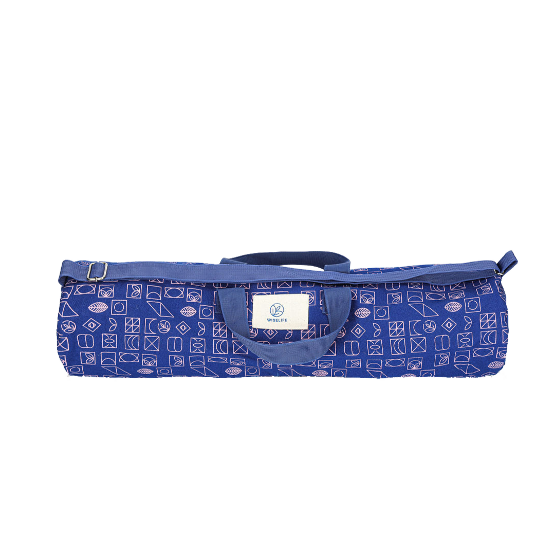 Yoga Mat Duffel Bag - Blue –