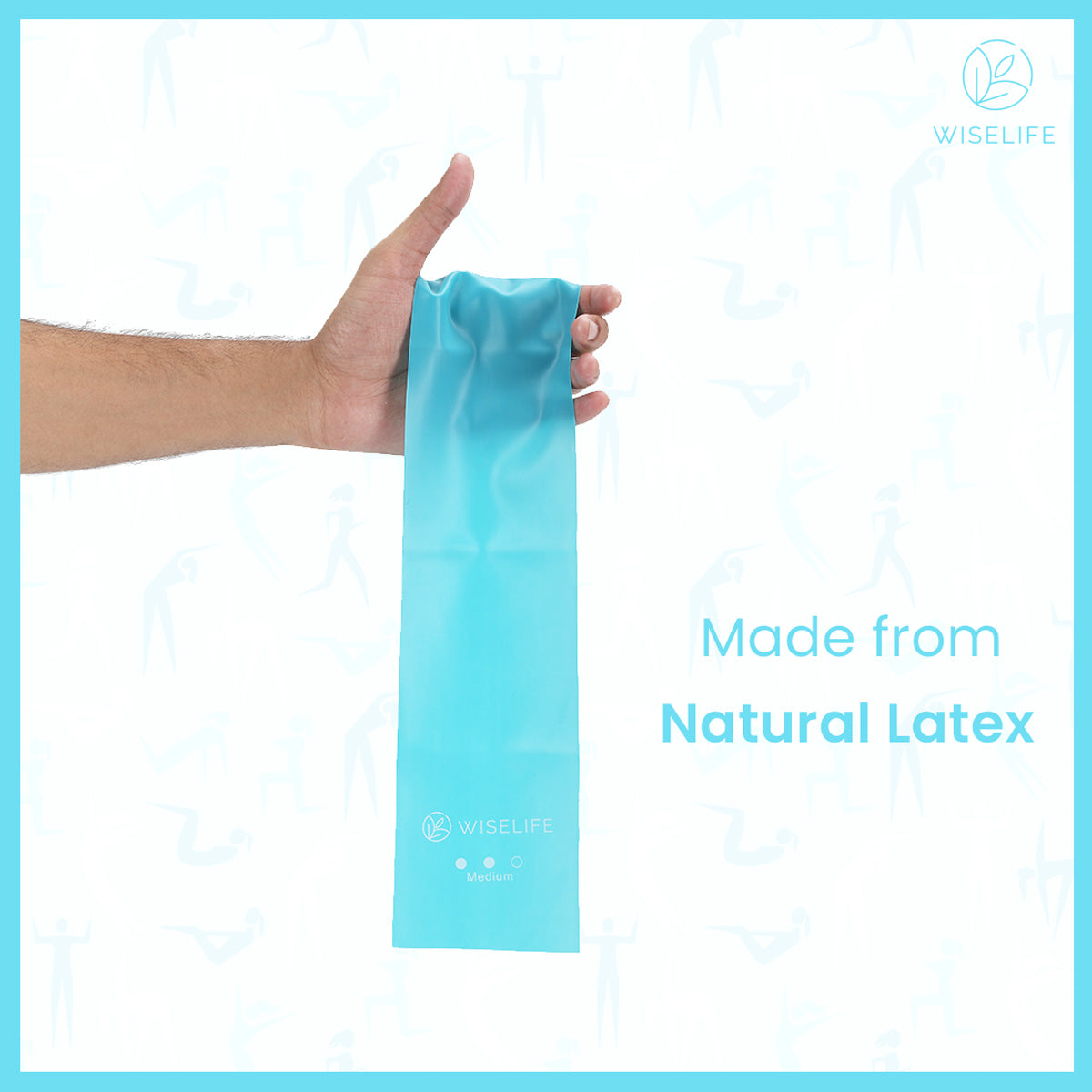 Professional Latex Resistance Thera Band – (Set of 3)