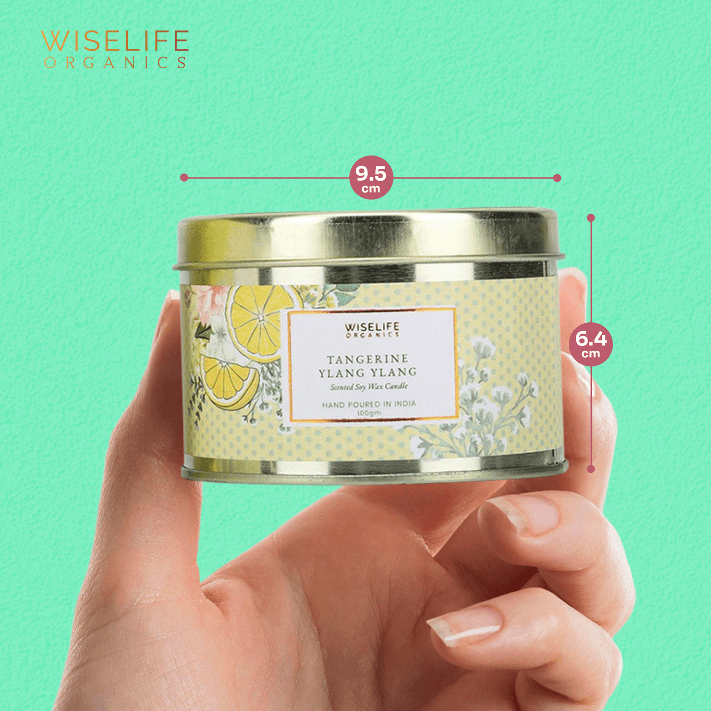 Organics Scented Candle - (100g)