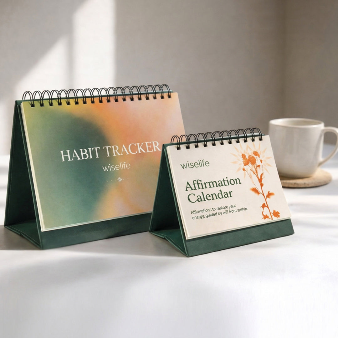 Mindful Living Combo | Affirmation Calendar & Habit Tracker