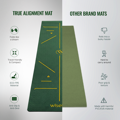 True Alignment TPE Yoga Mat - 6mm