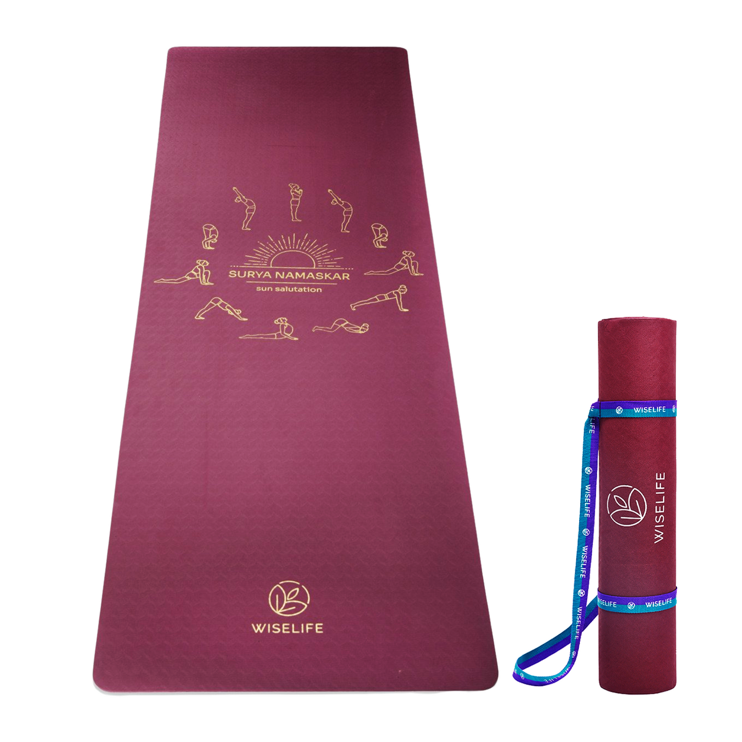 Surya namaskar yoga mat sale