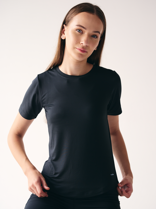 Wise Classic Yoga Top (Black)