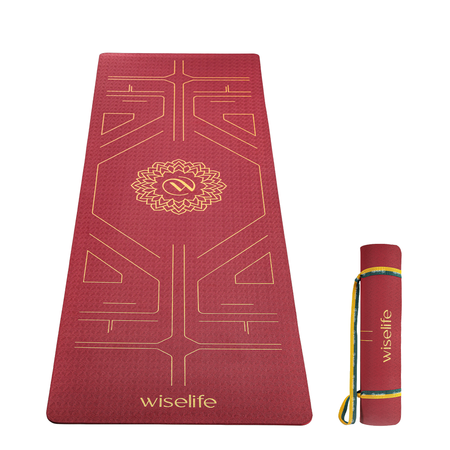 True Alignment TPE Yoga Mat - 6mm