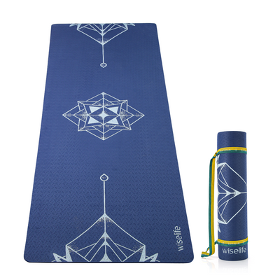 Purpose Printed TPE Yoga Mat-6mm