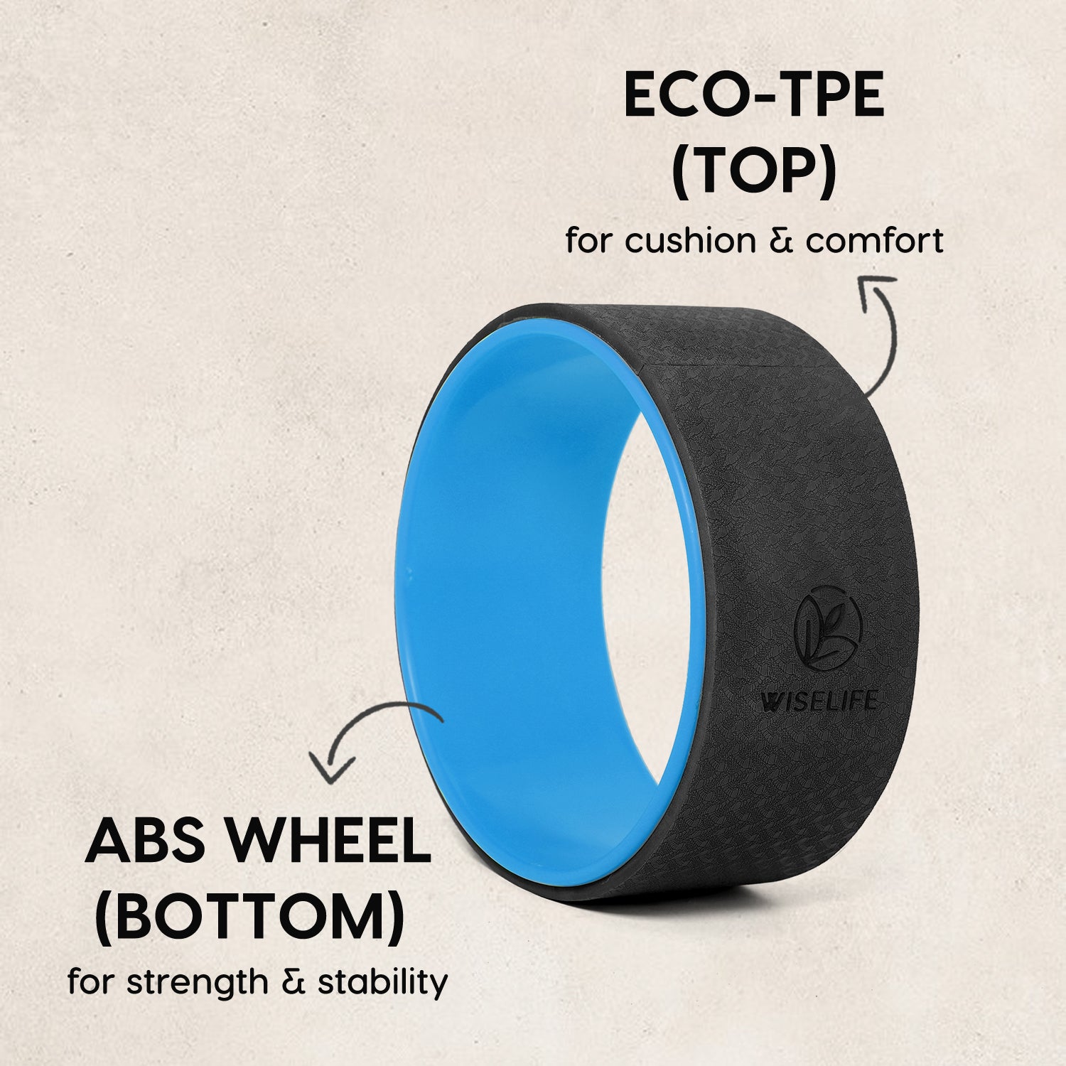 wiselife yoga wheel , wheel pro , yoga wheel for back bends , yoga wheel 13 inch , yoga wheel for exercise , yoga wheel cork , wheels