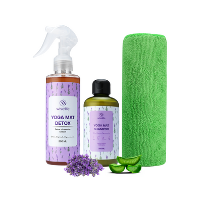 Wiselife Complete Mat Care Kit - Shampoo & Fresheners (Lavender)