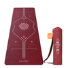 PU Alignment & Natural Rubber Yoga Mat