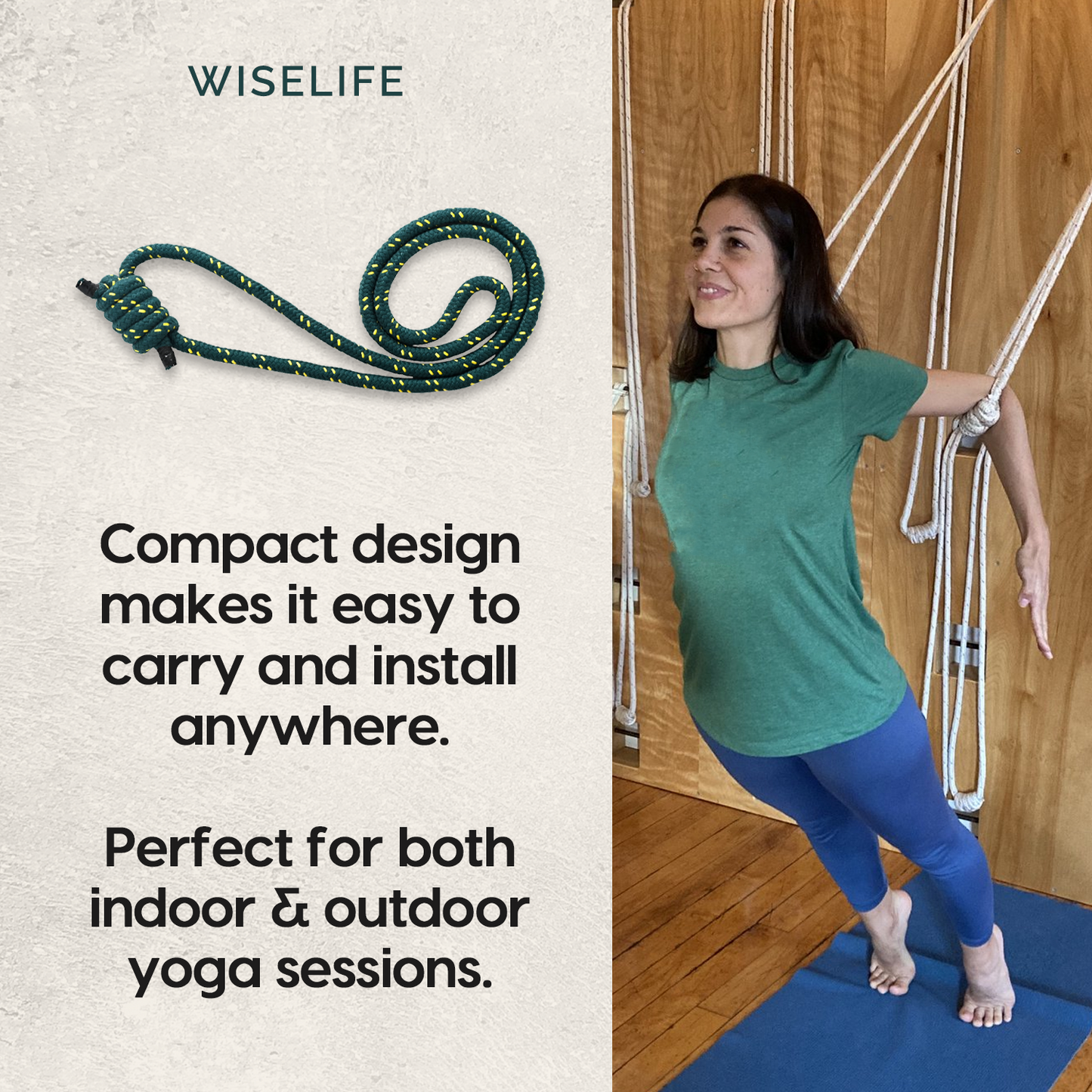 Iyengar Yoga Rope 6FT