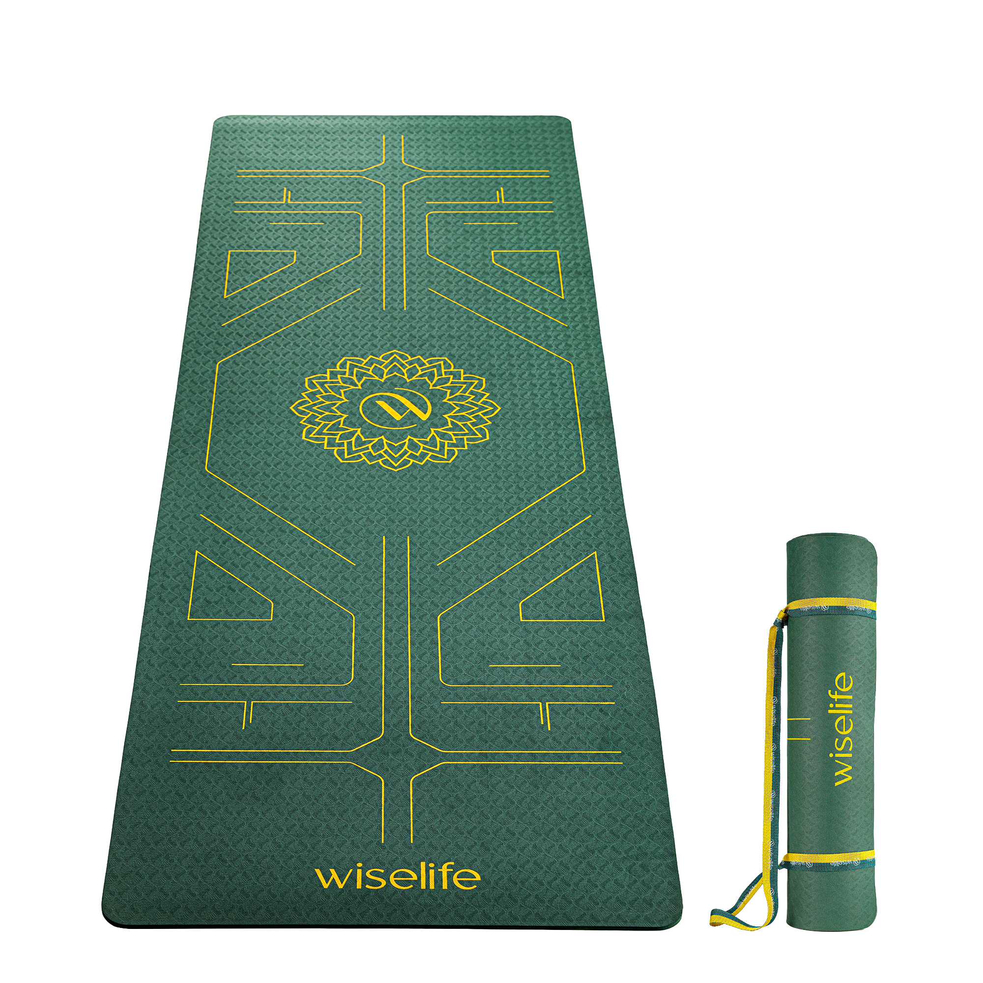 True Alignment TPE Yoga Mat - 6mm