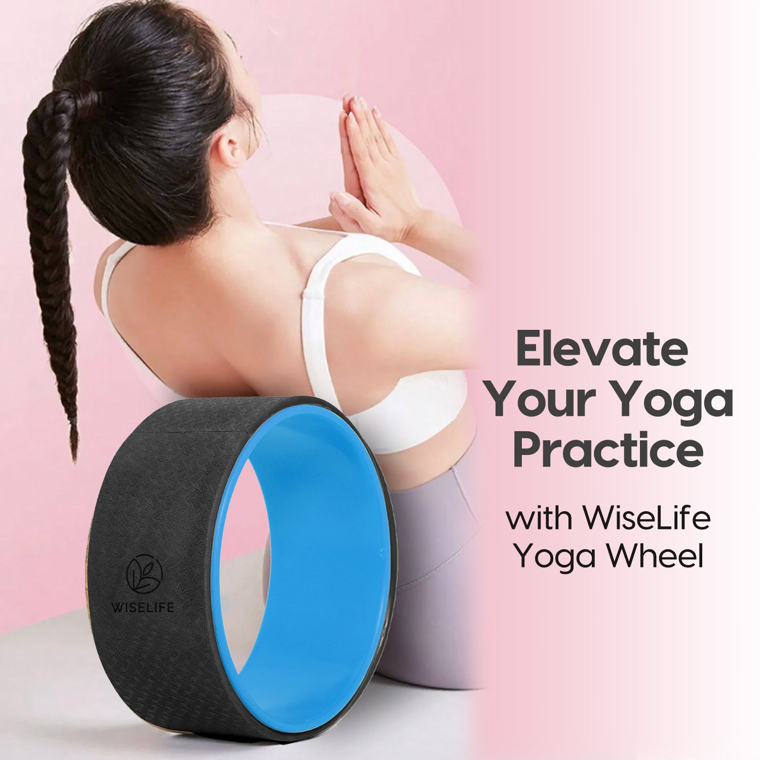 wiselife yoga wheel , wheel pro , yoga wheel for back bends , yoga wheel 13 inch , yoga wheel for exercise , yoga wheel cork , wheels