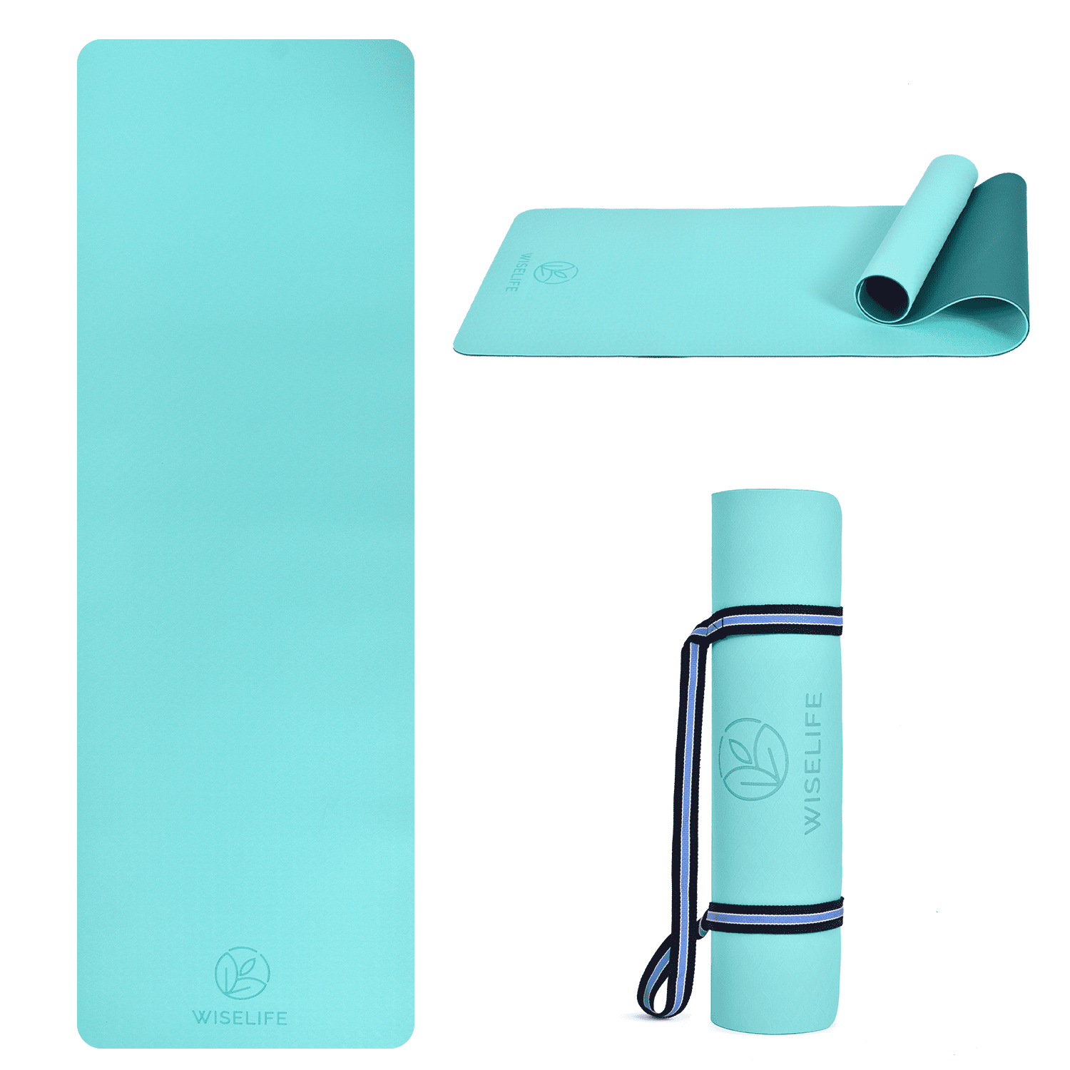 Wiselife yoga mat , dual layer yoga mat , yoga mat for women , yoga mat for men , yoga mat for women 6mm  , yoga mat for women 10mm thickness ,   yoga mat for women 10mm + thickness , yoga mat , mats