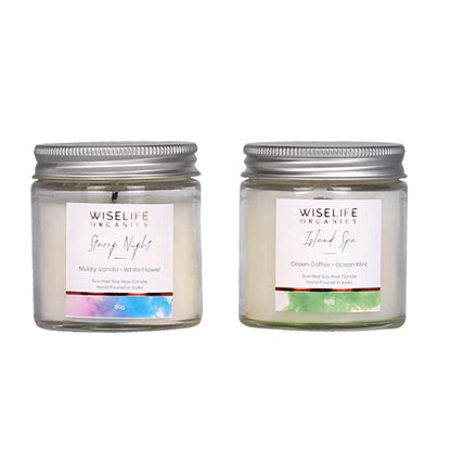 Organic Scented Candle - Set-2- (80g)