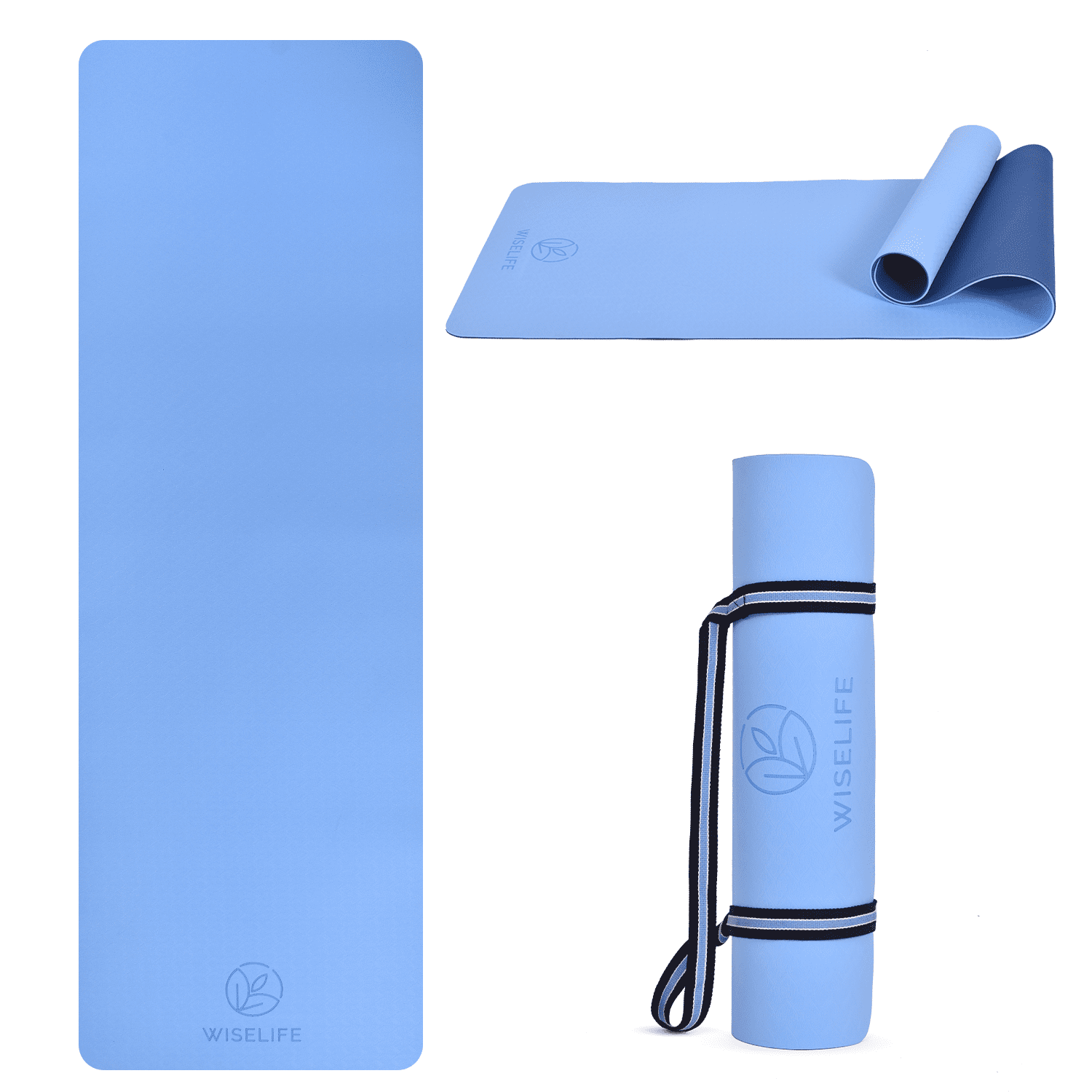 Wiselife yoga mat , dual layer yoga mat , yoga mat for women , yoga mat for men , yoga mat for women 6mm  , yoga mat for women 10mm thickness ,   yoga mat for women 10mm + thickness , yoga mat , mats