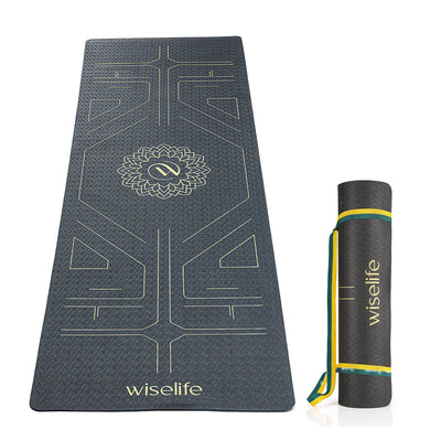 True Alignment TPE Yoga Mat - 6mm