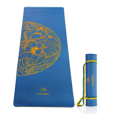 Purpose Printed TPE Yoga Mat-6mm