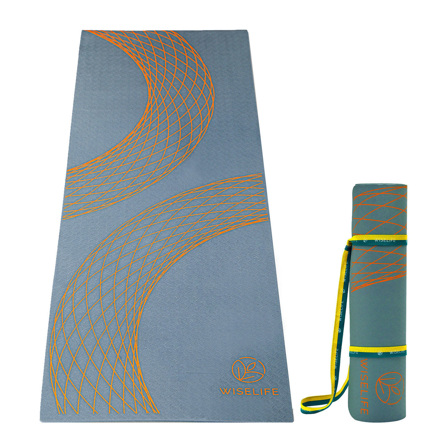 Purpose Printed Yoga Mat - Grey Revolution (6MM)