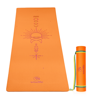 Purpose Printed TPE Yoga Mat-6mm