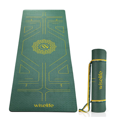 True Alignment TPE Yoga Mat - 6mm