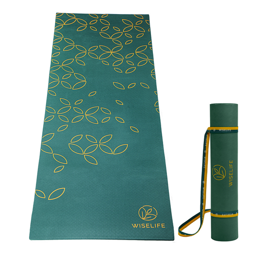 Purpose Printed Yoga Mat - Gardenia Green (6MM)