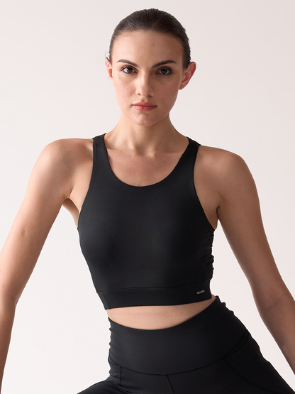 Wise Wings Yoga Bra (Black)