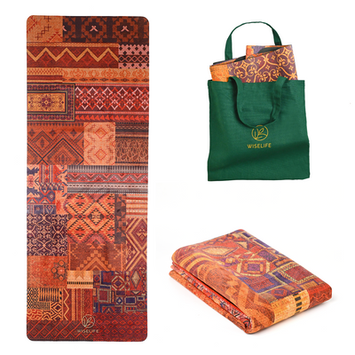 Foldable Microfiber Yoga Mat - 1MM