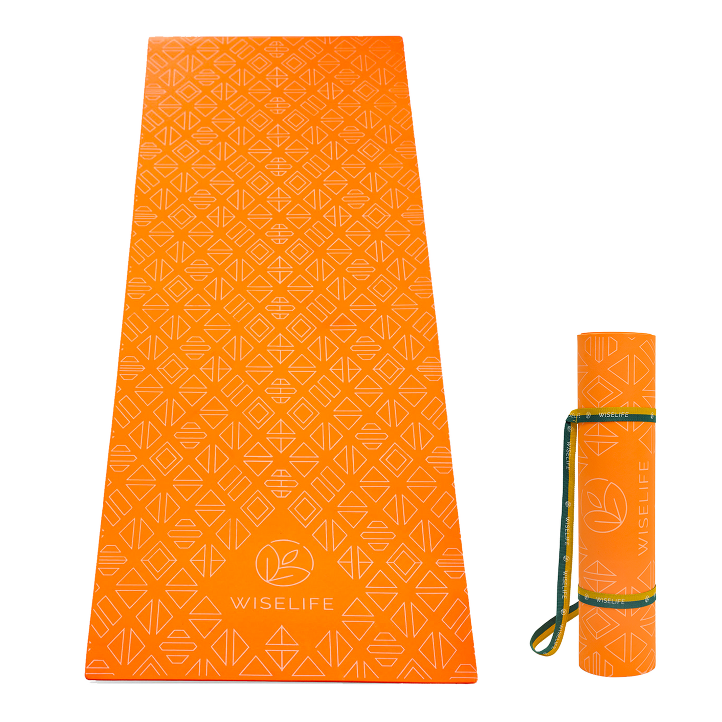 Purpose Printed Yoga Mat - Orange (6MM)