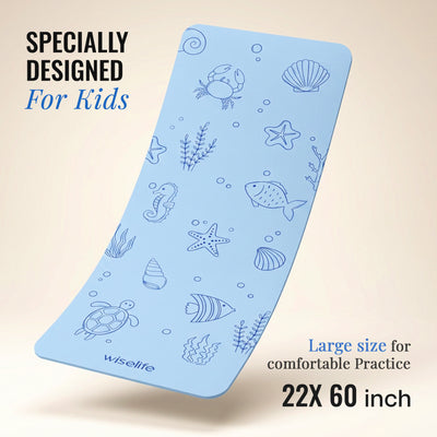 Kids Printed Yoga Mat - 6MM