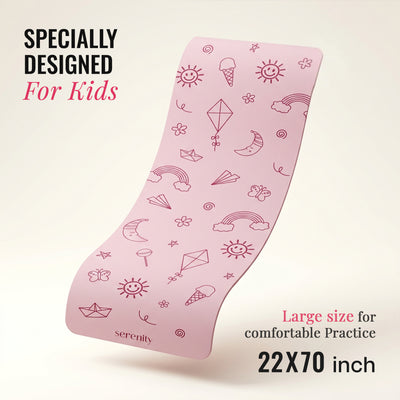 Kids Printed Yoga Mat - 4MM
